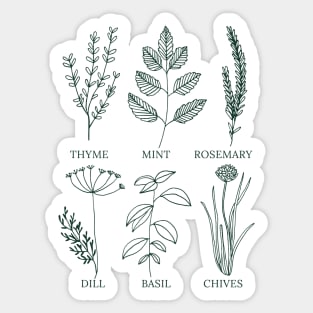Herb Garden Sticker